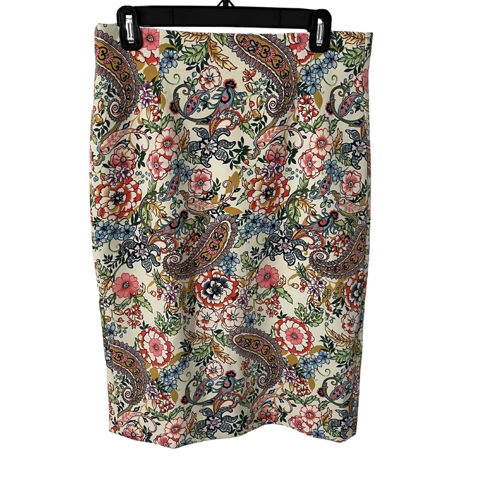 Catherine Malandrino Skirt in a Paisley Print Women's Size 8